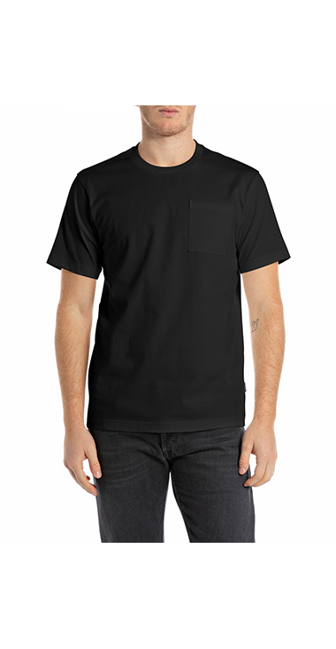 レギュラーフィット ヘビーコットンジャージーポケTシャツ